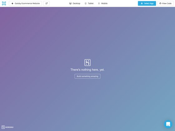 Gatsby Ecommerce screenshot