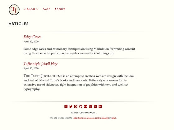 Tufte-Jekyll screenshot