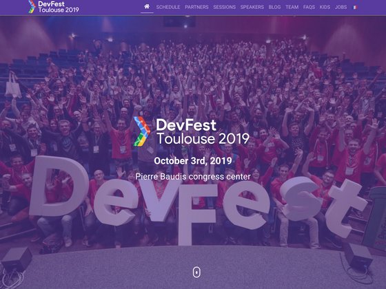 Devfest Toulouse Theme screenshot