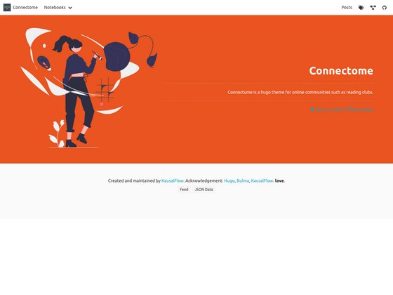 Hugo Connectome Theme screenshot