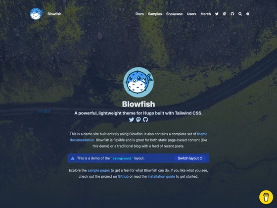 Blowfish screenshot
