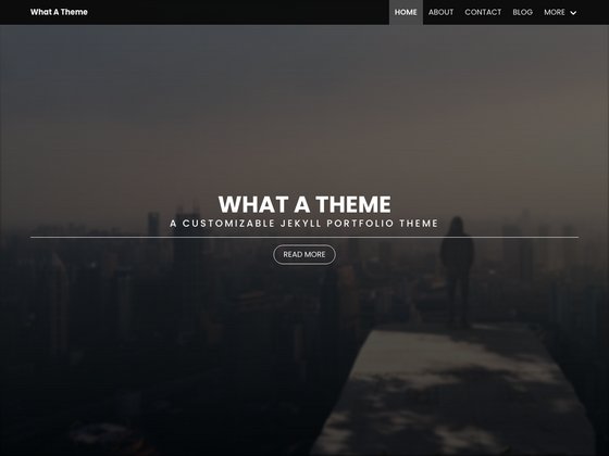 What A Theme screenshot