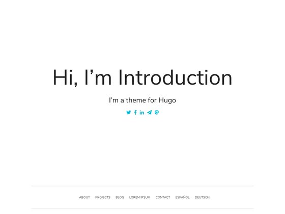 Introduction screenshot