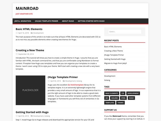 Mainroad screenshot