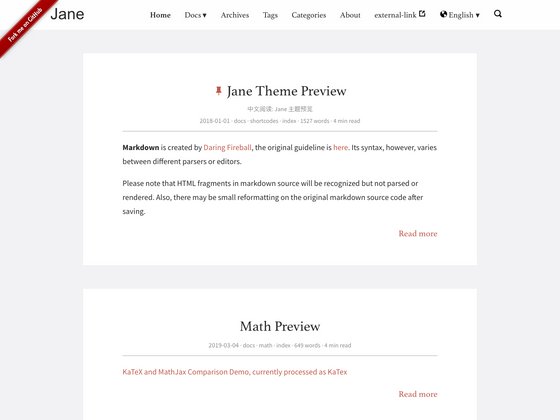 Jane screenshot