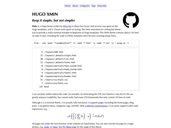 XMin screenshot