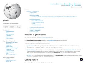 Git-Wiki screenshot