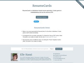 ResumeCards screenshot