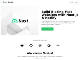 Nuxt Starter screenshot